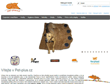 Tablet Screenshot of pet-plus.cz